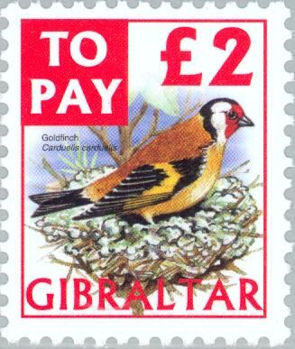 2002. - Birds - postage due